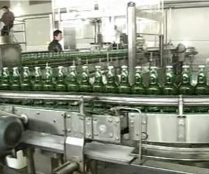 Normal beer bottling line